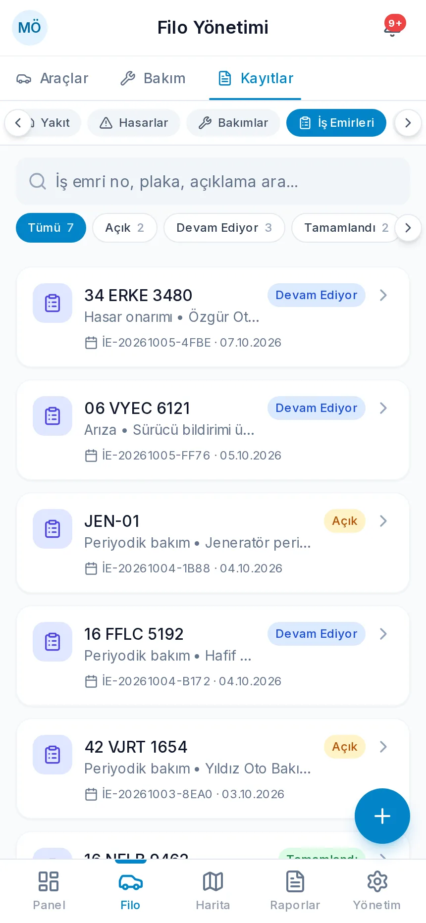 İş emirleri